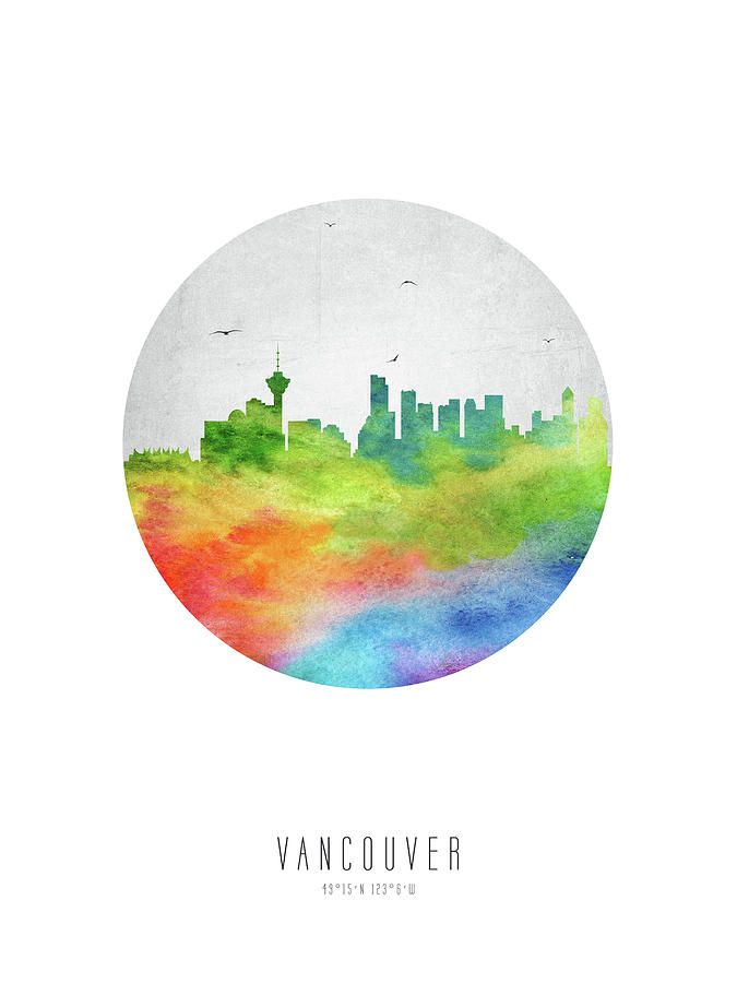 Vancouver Skyline Cabcva20 Digital Art