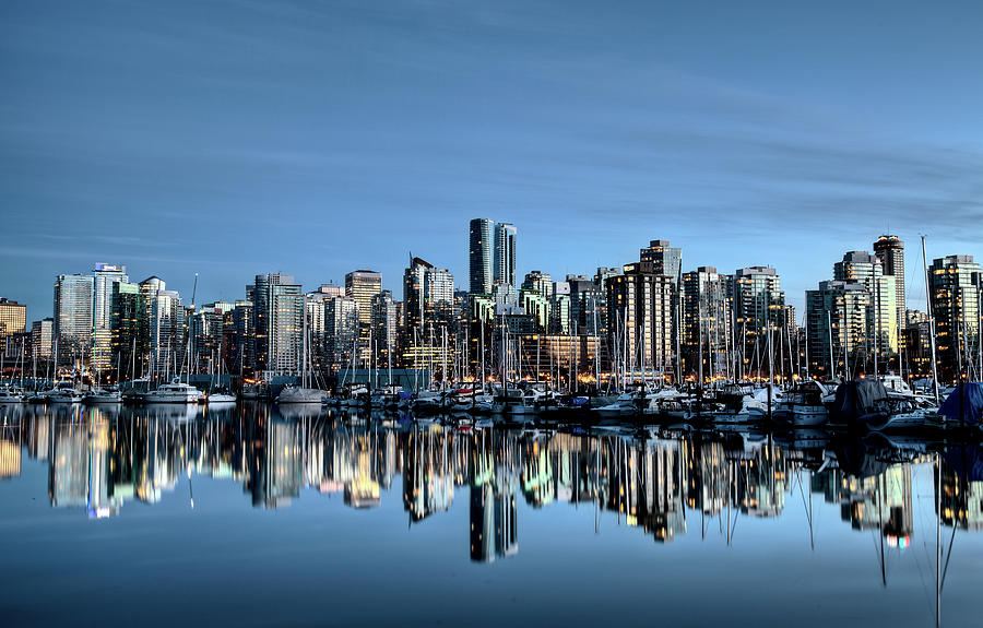 Vancouver Skyline Canada Photograph by Mark Duffy