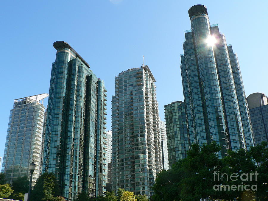 Vancouver Skyline Photograph by Elizabeth Fontaine-Barr