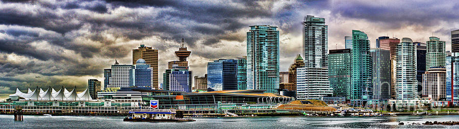 Vancouver Skyline HDR Photograph by Randy Harris