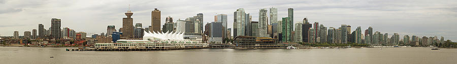 Skyline Photograph - Vancouver Skyline by Peter J Sucy