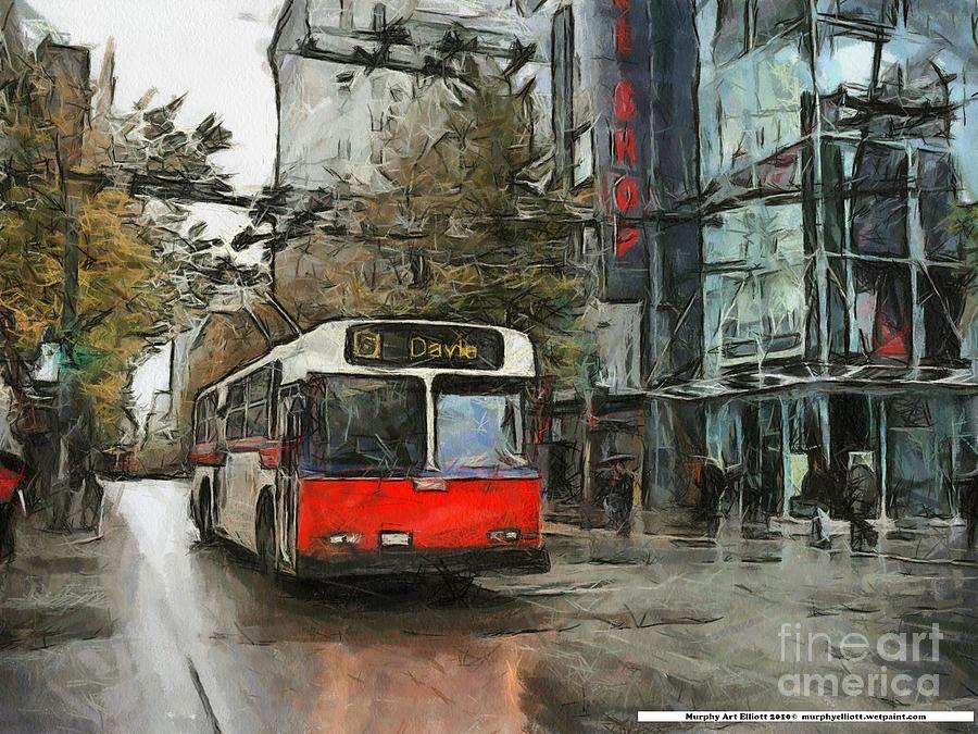 City Painting - Vancouver Streets by Murphy Elliott