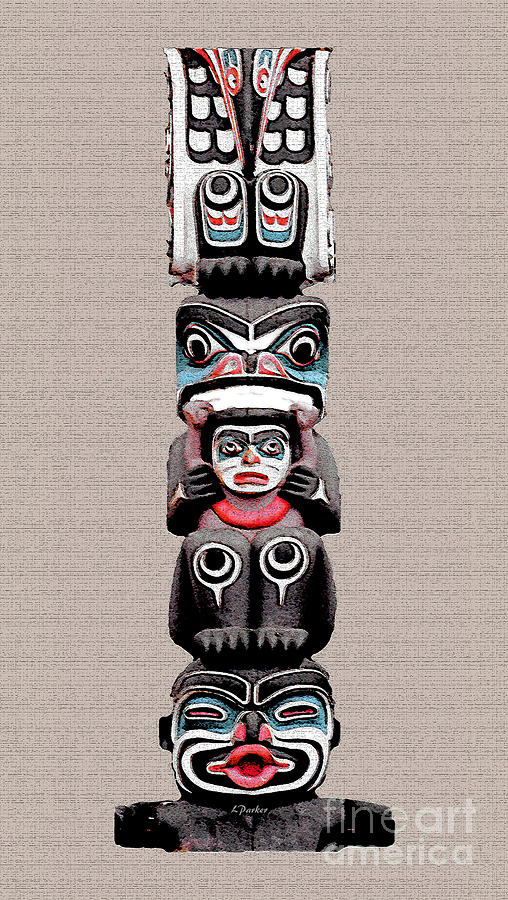 Vancouver Totem - 5 Photograph by Linda Parker