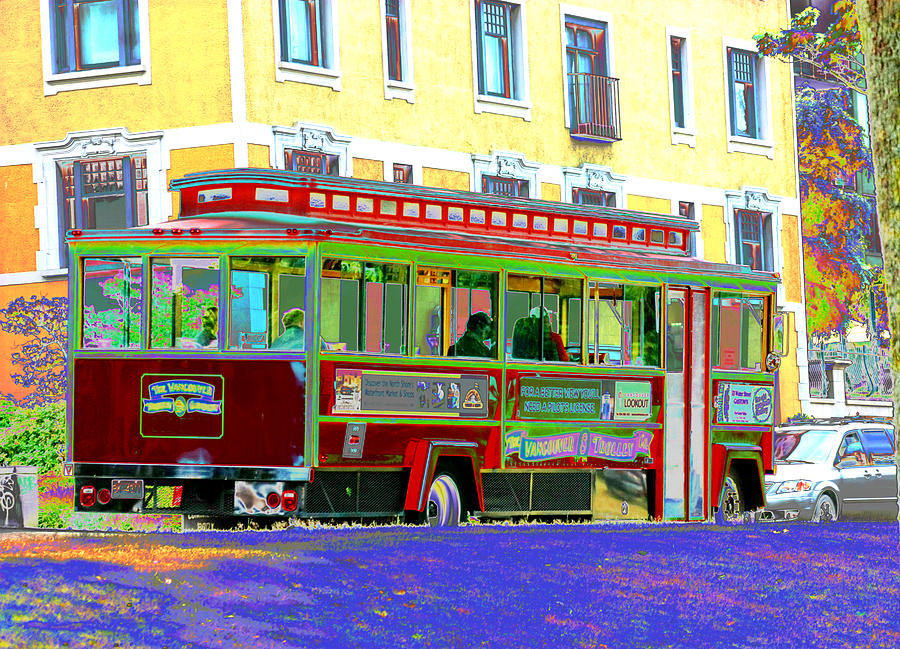 Vancouver Trolley Photograph by Barbara  White