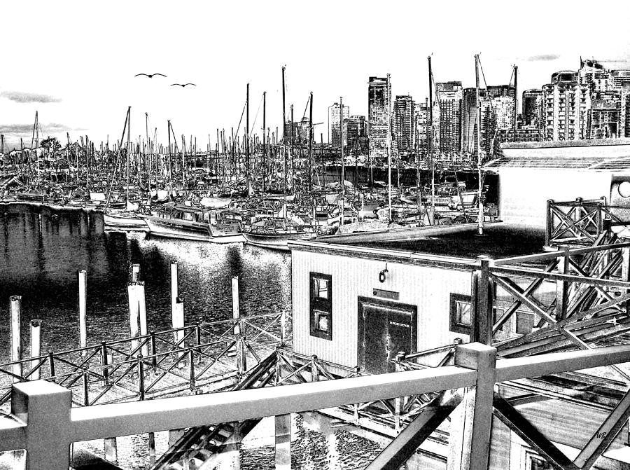 Vancouver Waterfront Digital Art by Will Borden