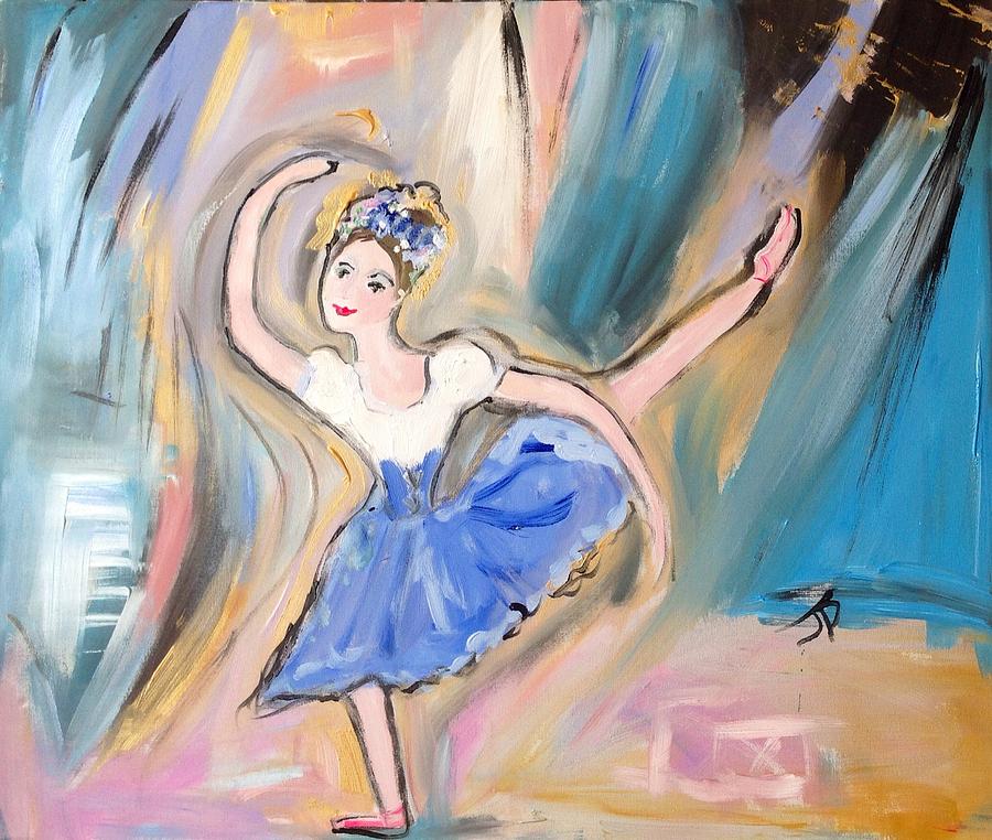 Vanessa Gherbavaz as Giselle  Painting by Judith Desrosiers