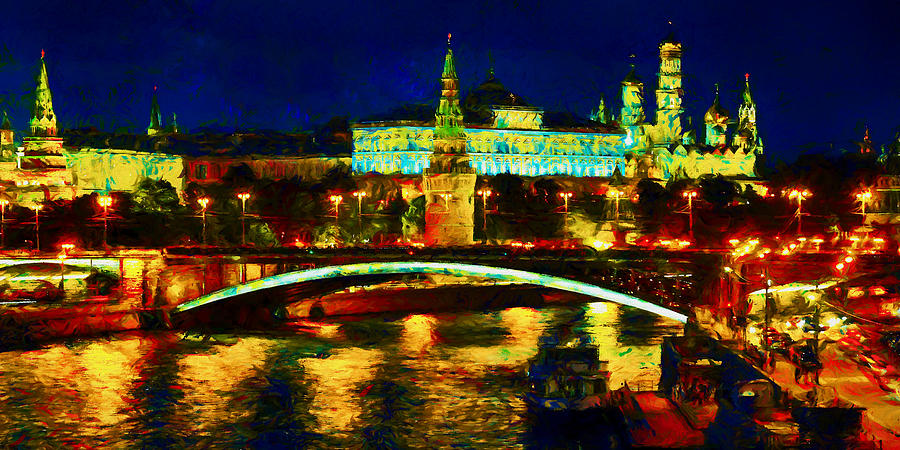 Moscow Painting - VanGogh Moscow by Arthur Charpentier