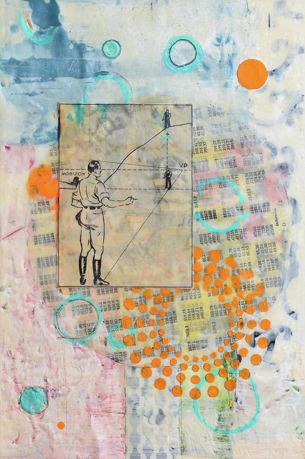 Encaustic Mixed Media - Vanishing Point by Donna Stubbs Encaustic Mixed Media - Vanishing Point by Donna Stubbs