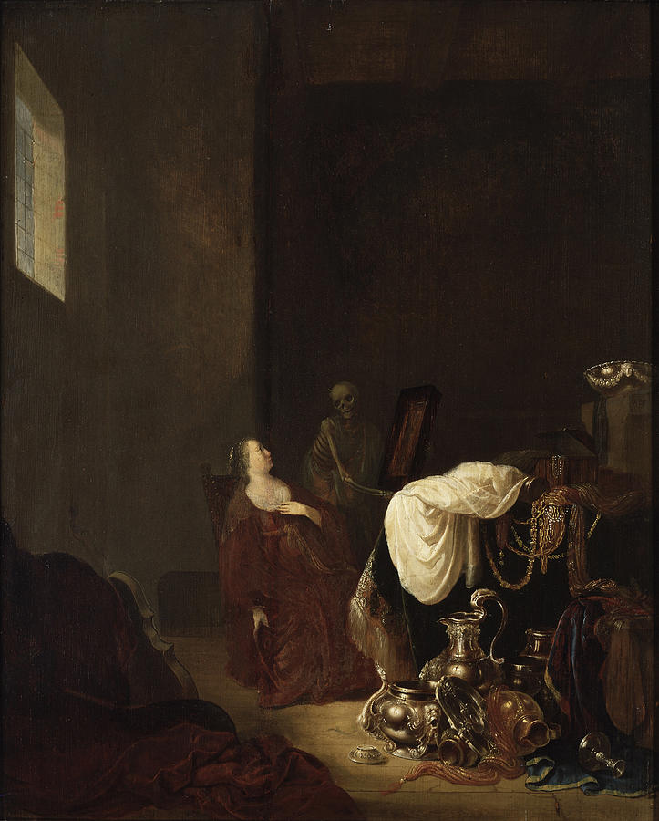 Vanitas Allegory Painting by Willem de Poorter