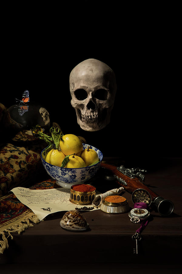 Vanitas- The Trader Photograph by Levin Rodriguez