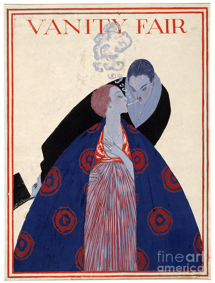 Vanity Fair Cover, 1919 Drawing by Georges Lepape
