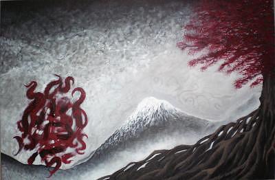 Landscape Painting - Vanquish The Expanse by Nathaniel Hoffman Landscape Painting - Vanquish The Expanse by Nathaniel Hoffman