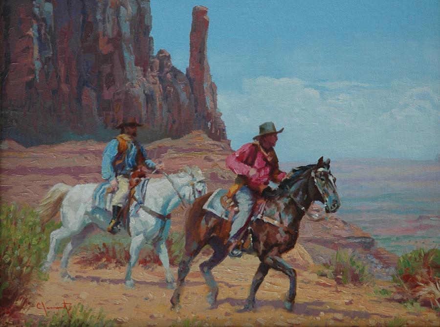 Vantage Point Painting by Jim Clements - Fine Art America