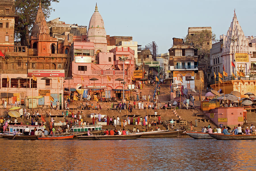 Varanasi From Ganges River Photograph