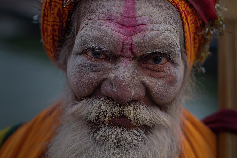 Varanasi Hoy man 2 Photograph by David Longstreath