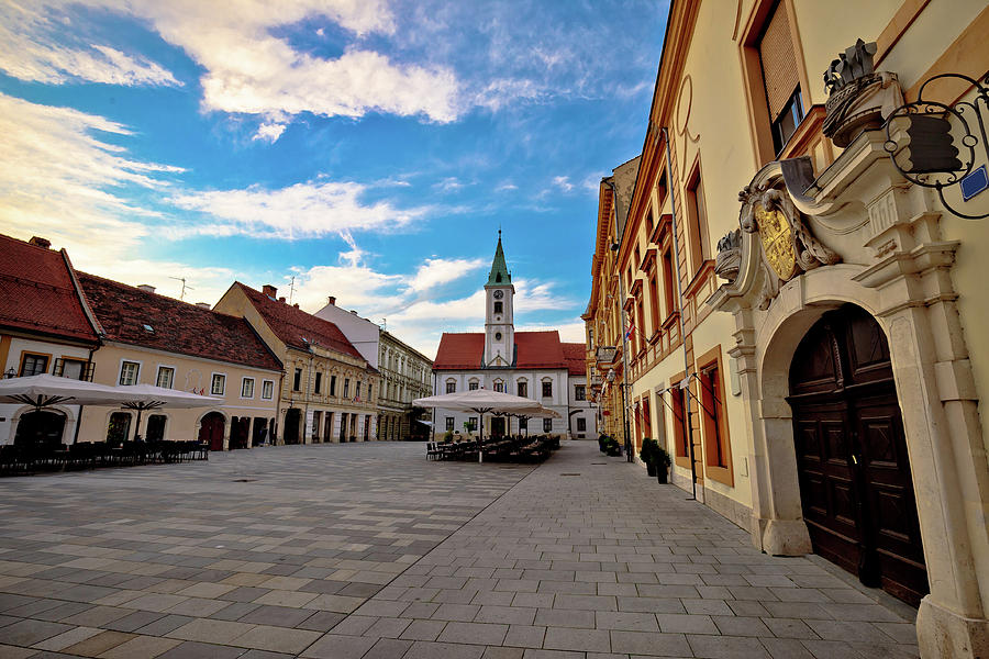 Varazdin baroque architecture in town center Photograph by Brch Photography