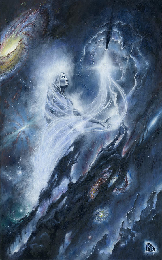 Tolkien Painting - Varda of the Stars by Kip Rasmussen