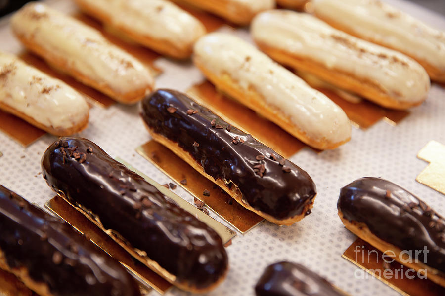 Variety of Eclairs Photograph by Lisa Top - Pixels