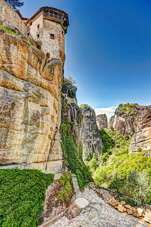 Varlaam Monastery in the Meteora - Greece Photograph by Constantinos Iliopoulos