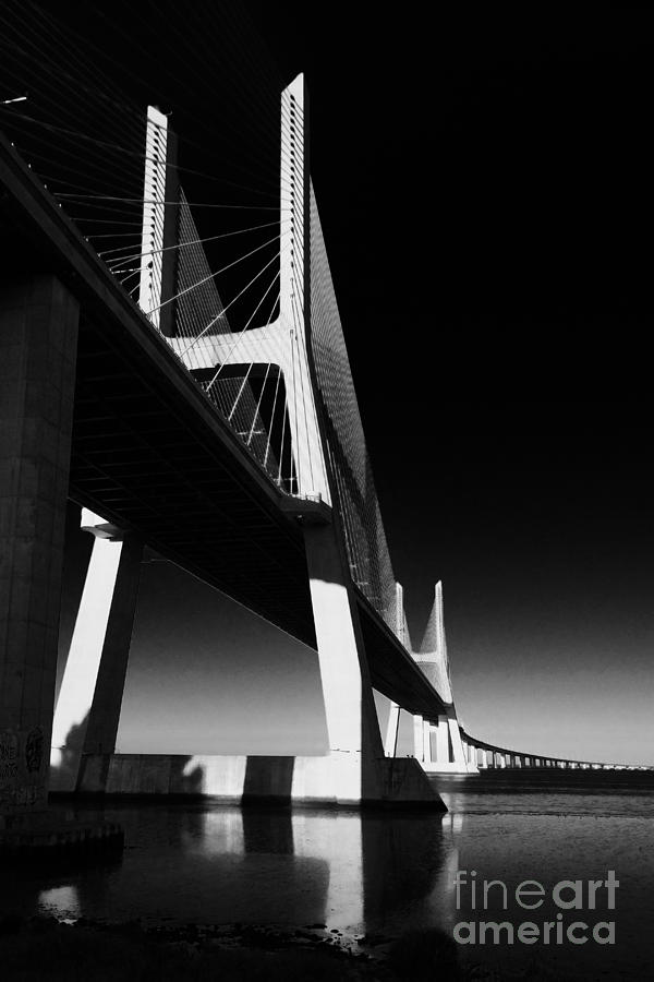 Vasco da Gama Bridge Lisbon 4 Photograph by Rudi Prott