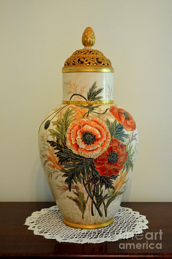 Vase At Queen Emma Palace Photograph