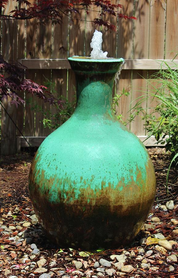 Vase Fountain Photograph by Cynthia Guinn