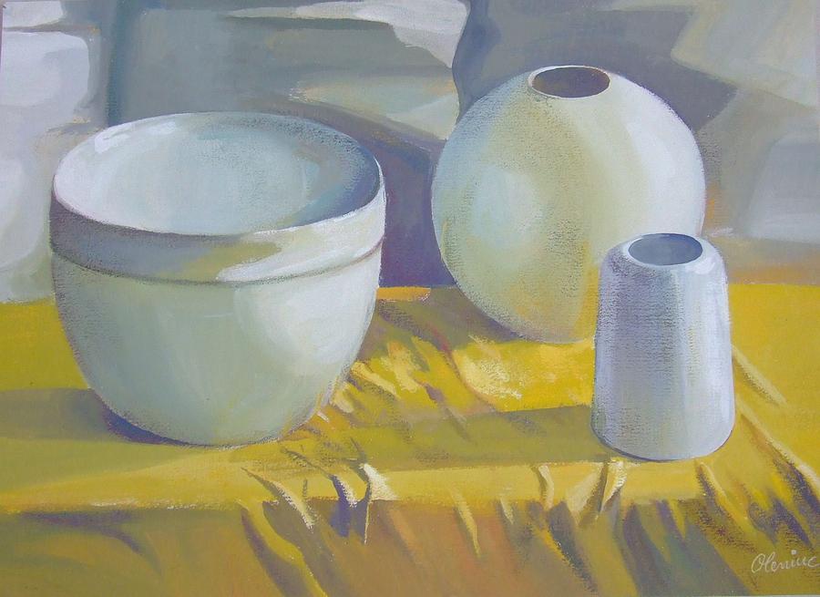 Vases Painting by Elena Oleniuc