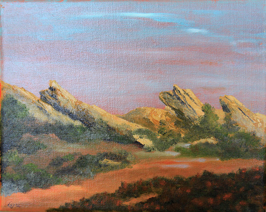Vasquez View Painting by Terry Sonntag Vasquez View Painting by Terry Sonntag