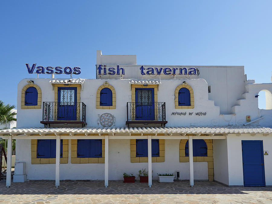 Vassos Fish Taverna Photograph by Jouko Lehto