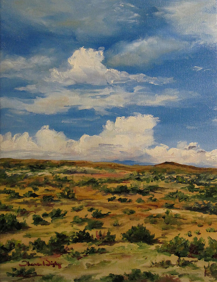 Landscape Painting - Vast Array by Theresa Higby Landscape Painting - Vast Array by Theresa Higby