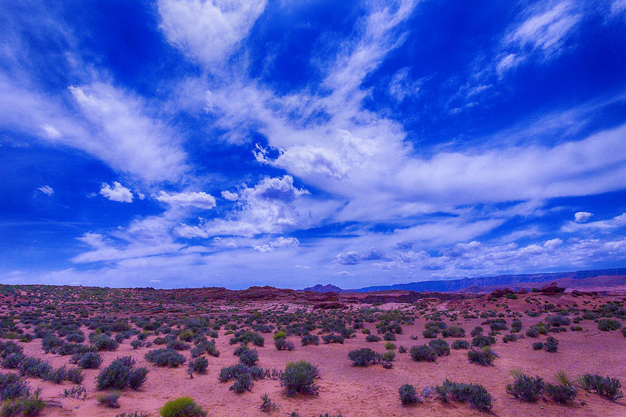 Vast Desert Sky Photograph by Garry Gay