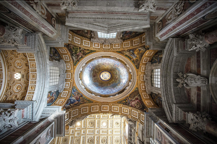 Vatican Ceiling  Photograph by John McGraw