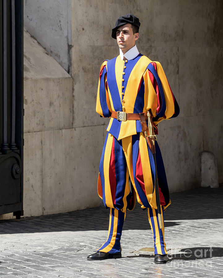 Vatican City Swiss Guard Photograph by Carol Bilodeau - Fine Art America