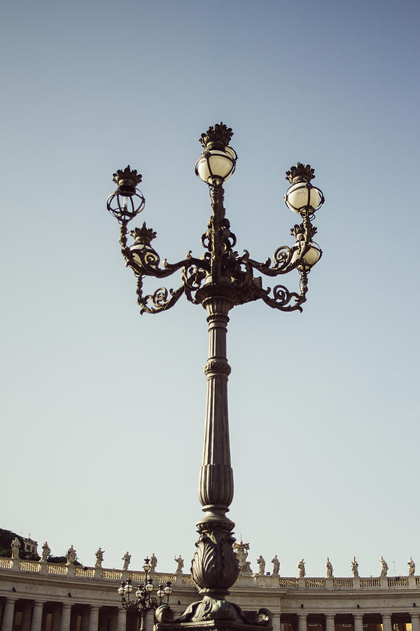 Vatican Lantern Photograph by Pati Photography