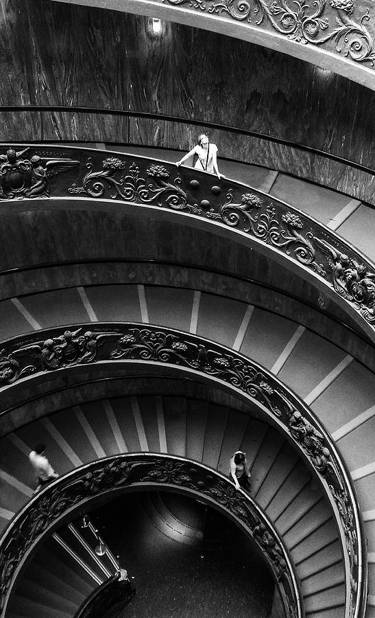 Vatican Stairs Digital Art by Julian Perry