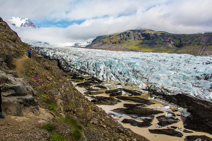 Vatnajokull or Vatna Glacier, Iceland Photograph by Venetia Featherstone-Witty