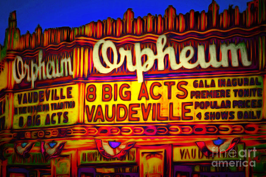 Vaudeville Night At The Orpheum Theater 20151222 Photograph by Wingsdomain Art and Photography