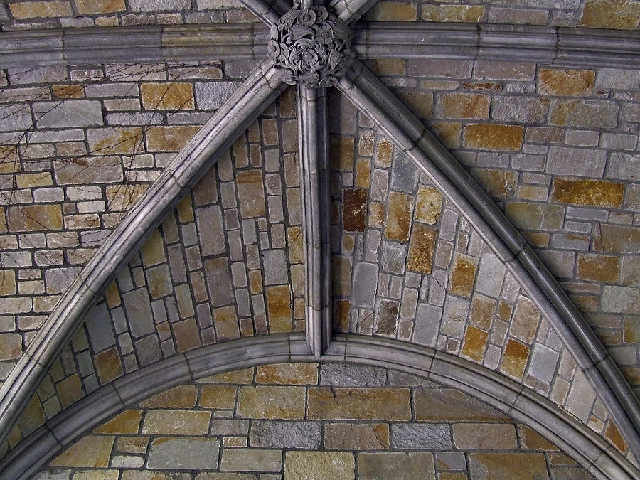 Vaulted Stone Ceiling Photograph by Richard Gregurich