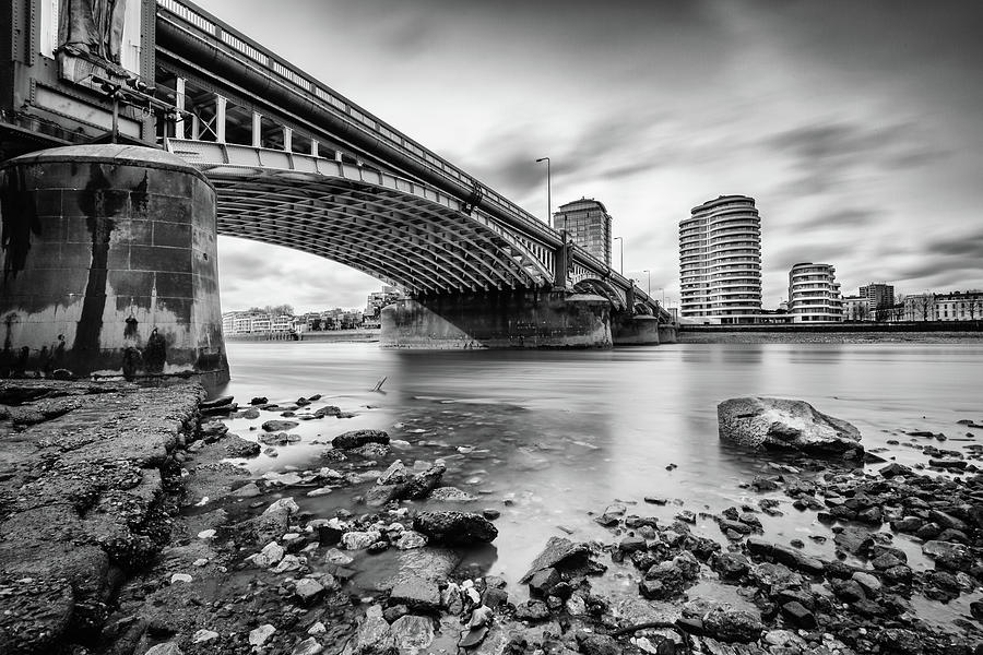 Vauxhall Bridge Mono Photograph by Matt Malloy
