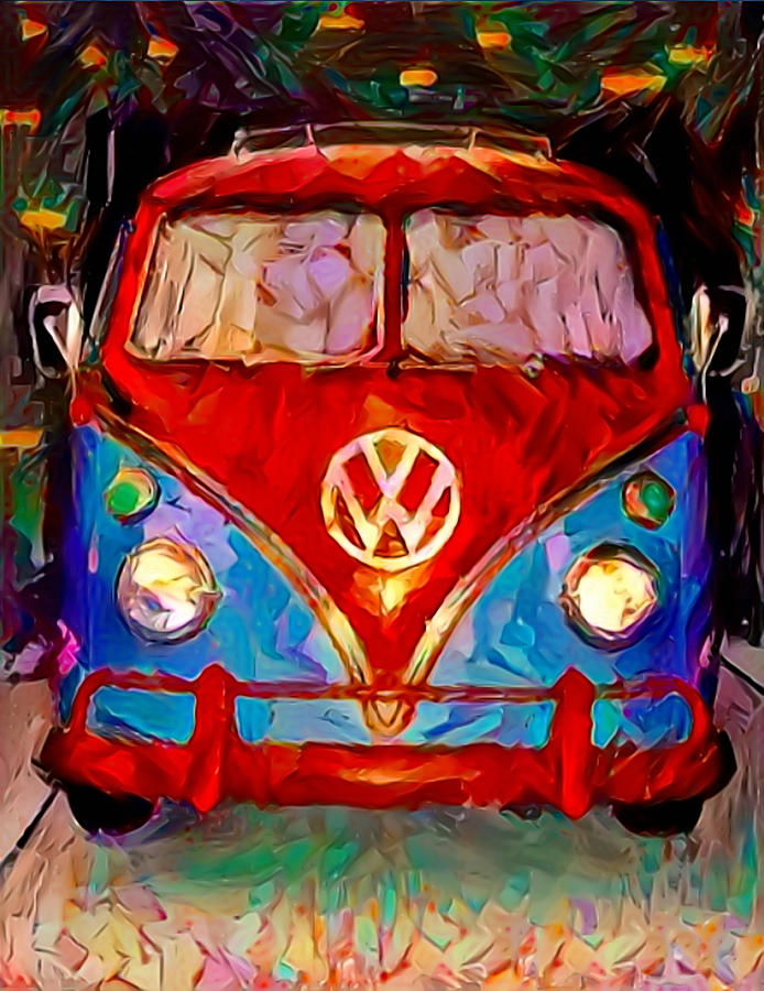 Vee Dub Painting by Paul Van Scott | Fine Art America