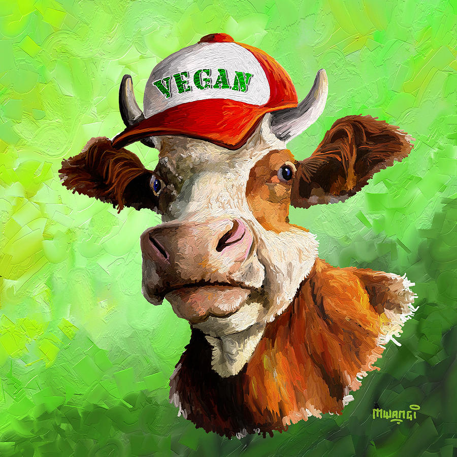 Vegan Painting by Anthony Mwangi