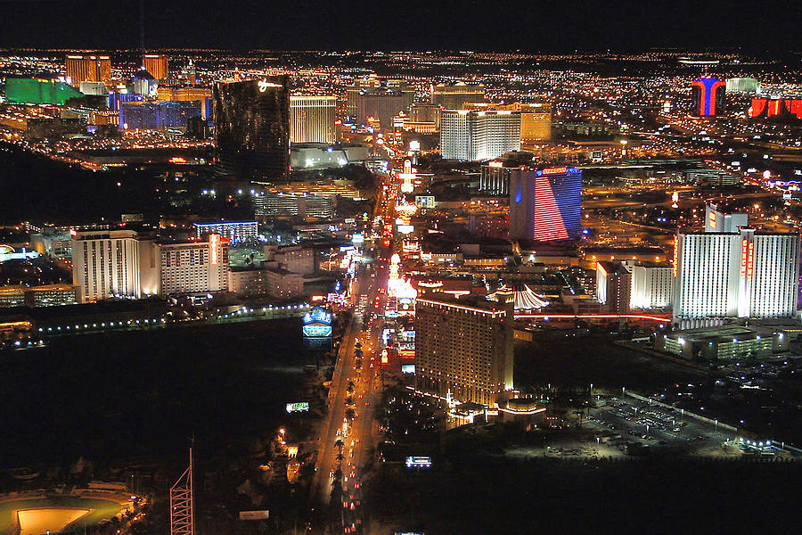Vegas Lights Photograph by Gerard Fritz