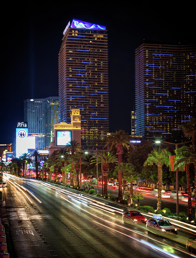 Car Photograph - Vegas Nights V by Ricky Barnard
