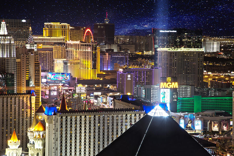 Las Vegas Photograph - Vegas Strip by Matt Cohen Las Vegas Photograph - Vegas Strip by Matt Cohen