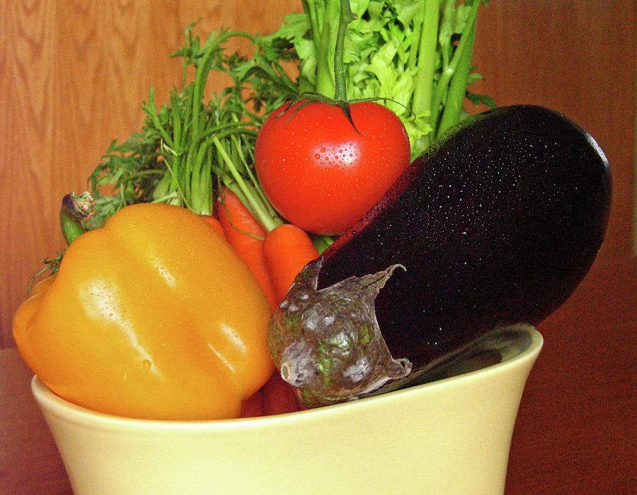 Vegetable Bowl Photograph by Ira Marcus