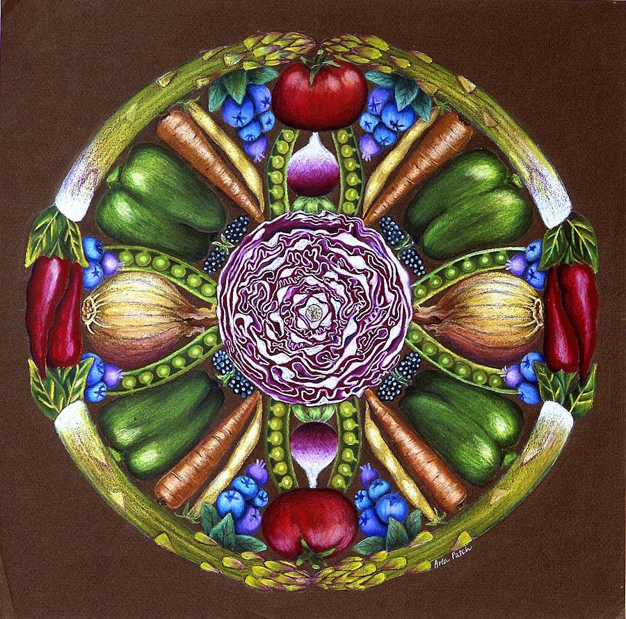 ARCHAEOLOGY OF FRUITS & VEGETABLES - Red Bliss Potato - Chef's Mandala
