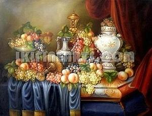 Still Life Painting - Vegetableand Fruits still life painting by Artist