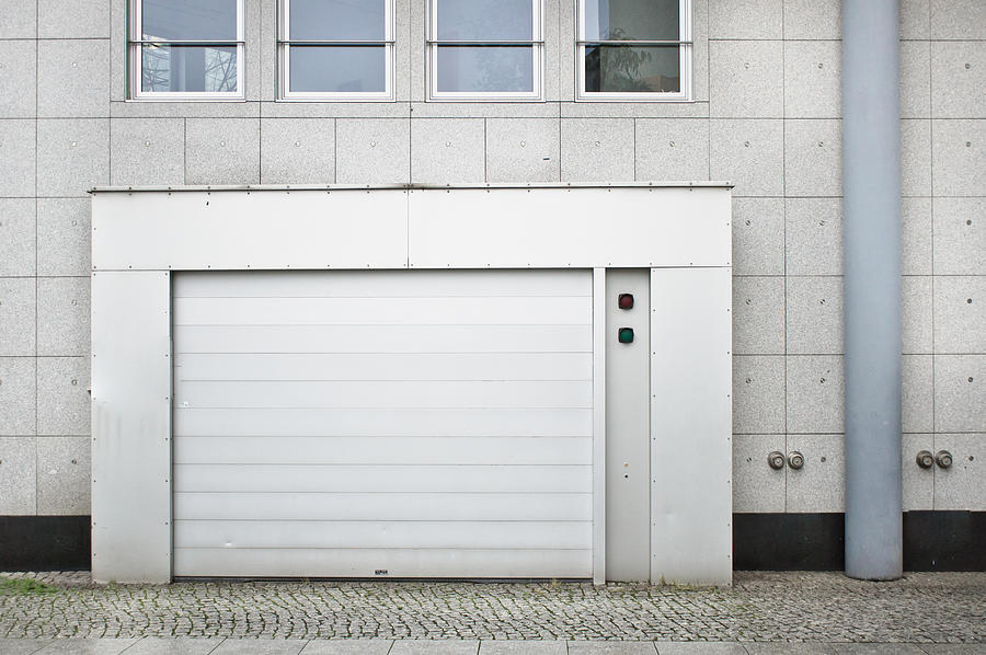 Architecture Photograph - Vehicle entry door by Tom Gowanlock