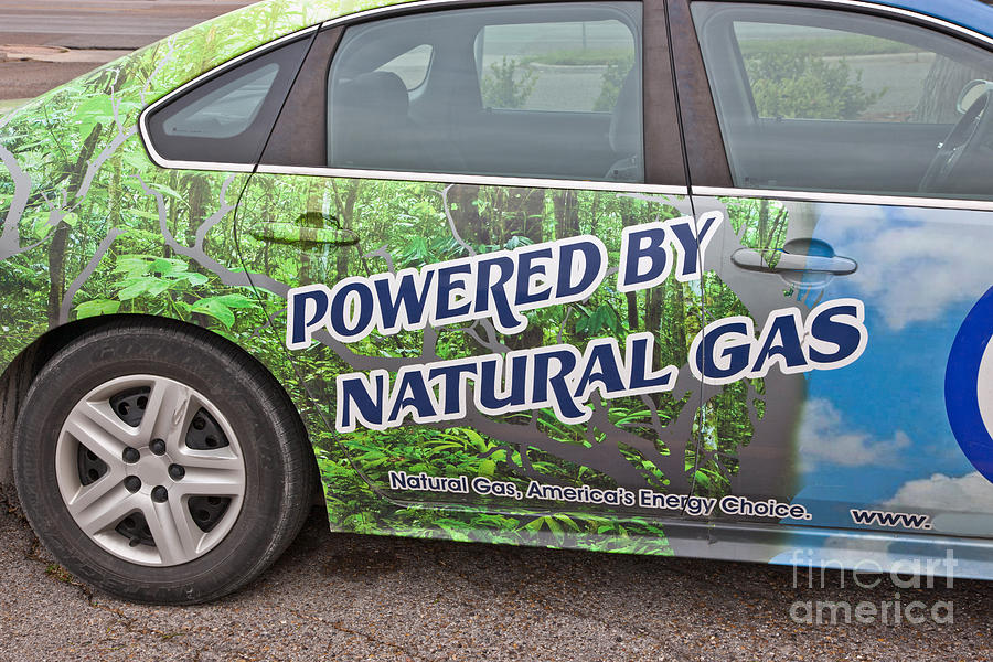 Vehicle Powered With Natural Gas Photograph by Inga Spence
