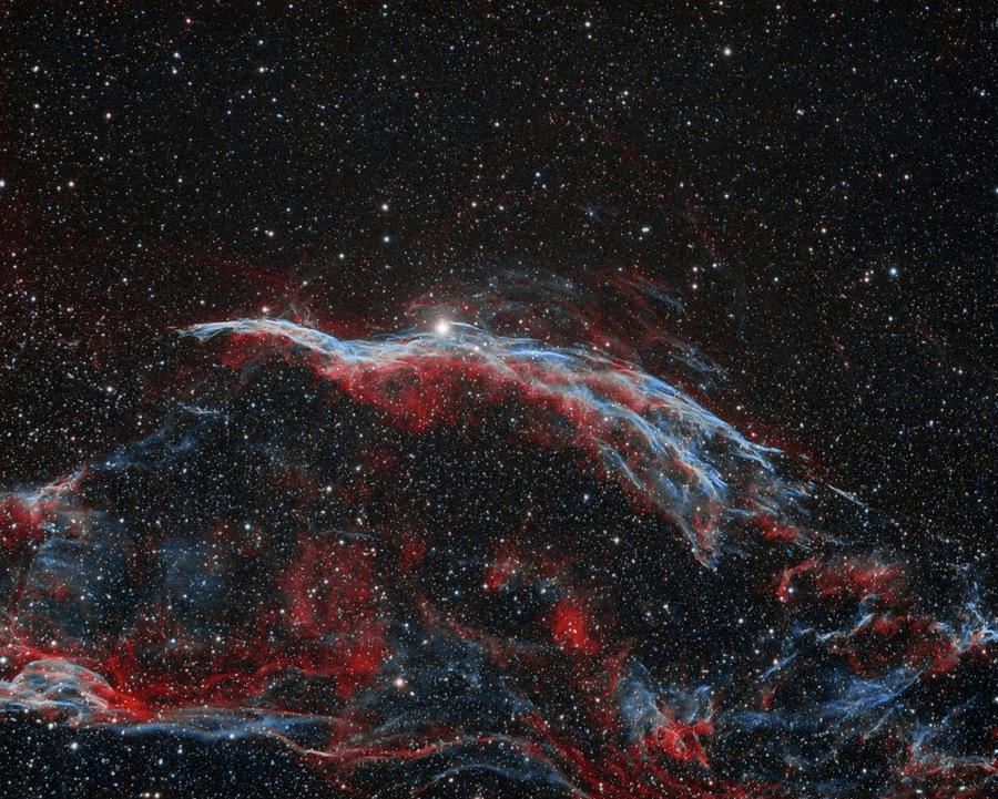 Space Photograph - Veil Nebula by David James